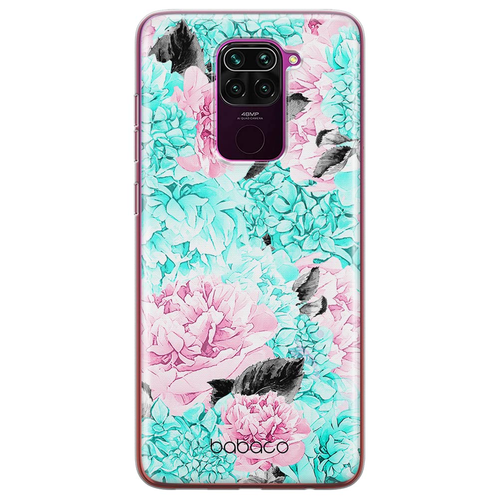 Babaco ERT GROUP mobile phone case for Xiaomi REDMI NOTE 9 original and officially Licensed pattern Flowers 003 optimally adapted to the shape of the mobile phone, case made of TPU