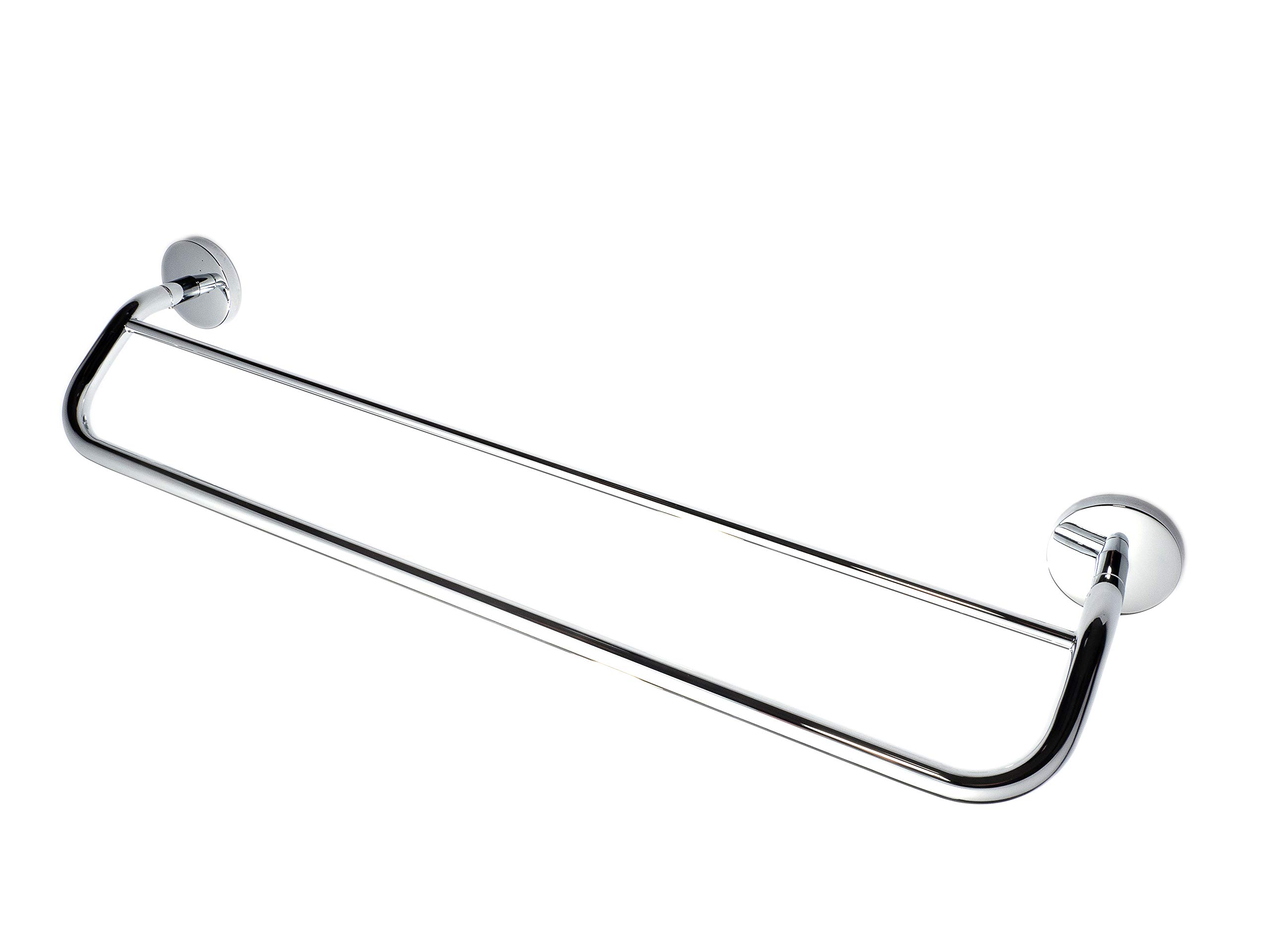Bathroom Modern Towel Holder Double, 24 inch/60cm, Wall Mount, Two Rod, Double Towel Bar