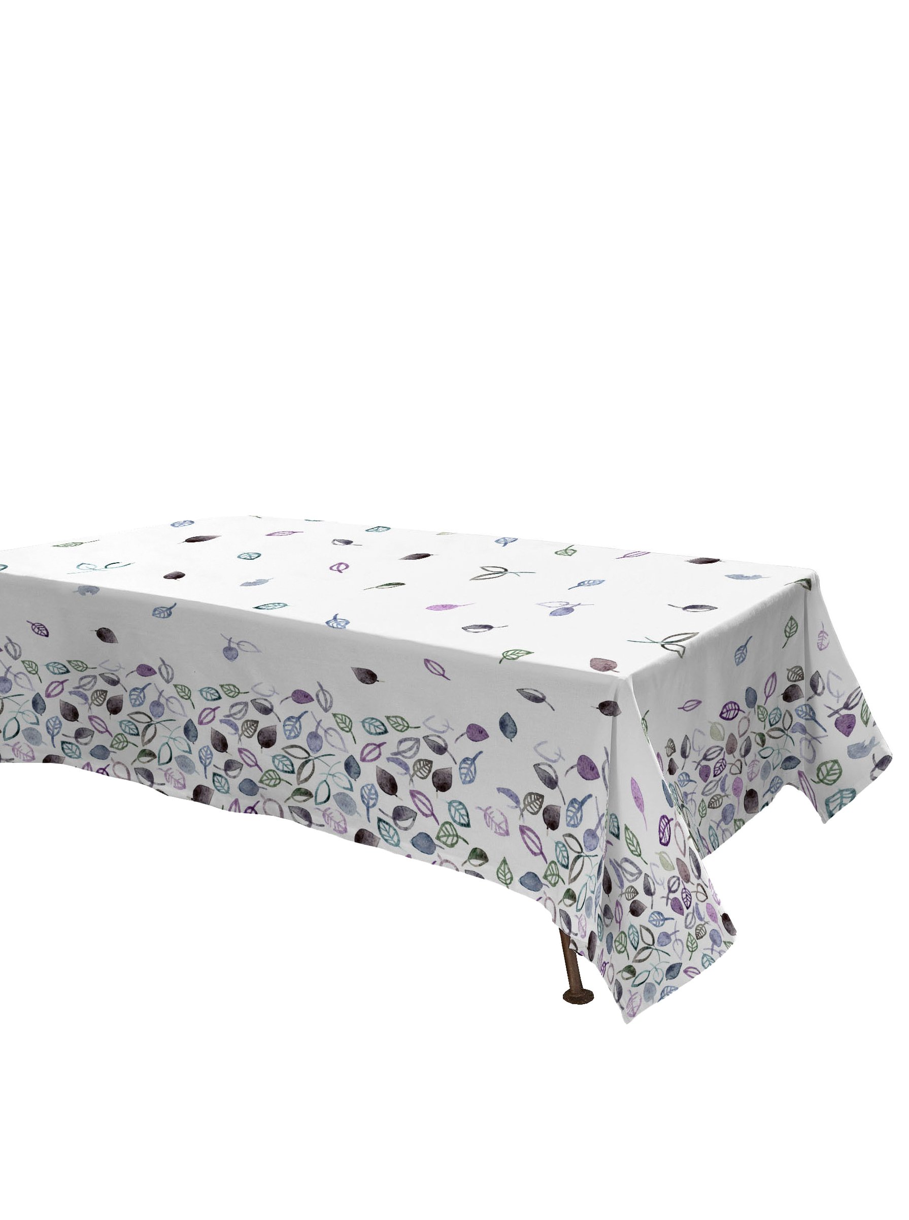 Datex - TV8-150, Panama Digital Printed Tablecloth, 150 x 150 cm, White