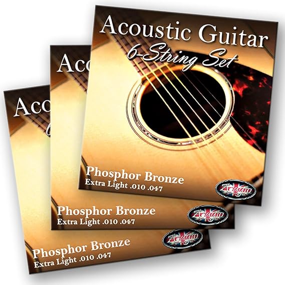 3 SETS! Adagio Professional Acoustic Guitar Strings Amazon.co.uk