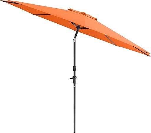 Amazon Com Corliving Ppu 701 U Patio Umbrella Orange Garden Outdoor