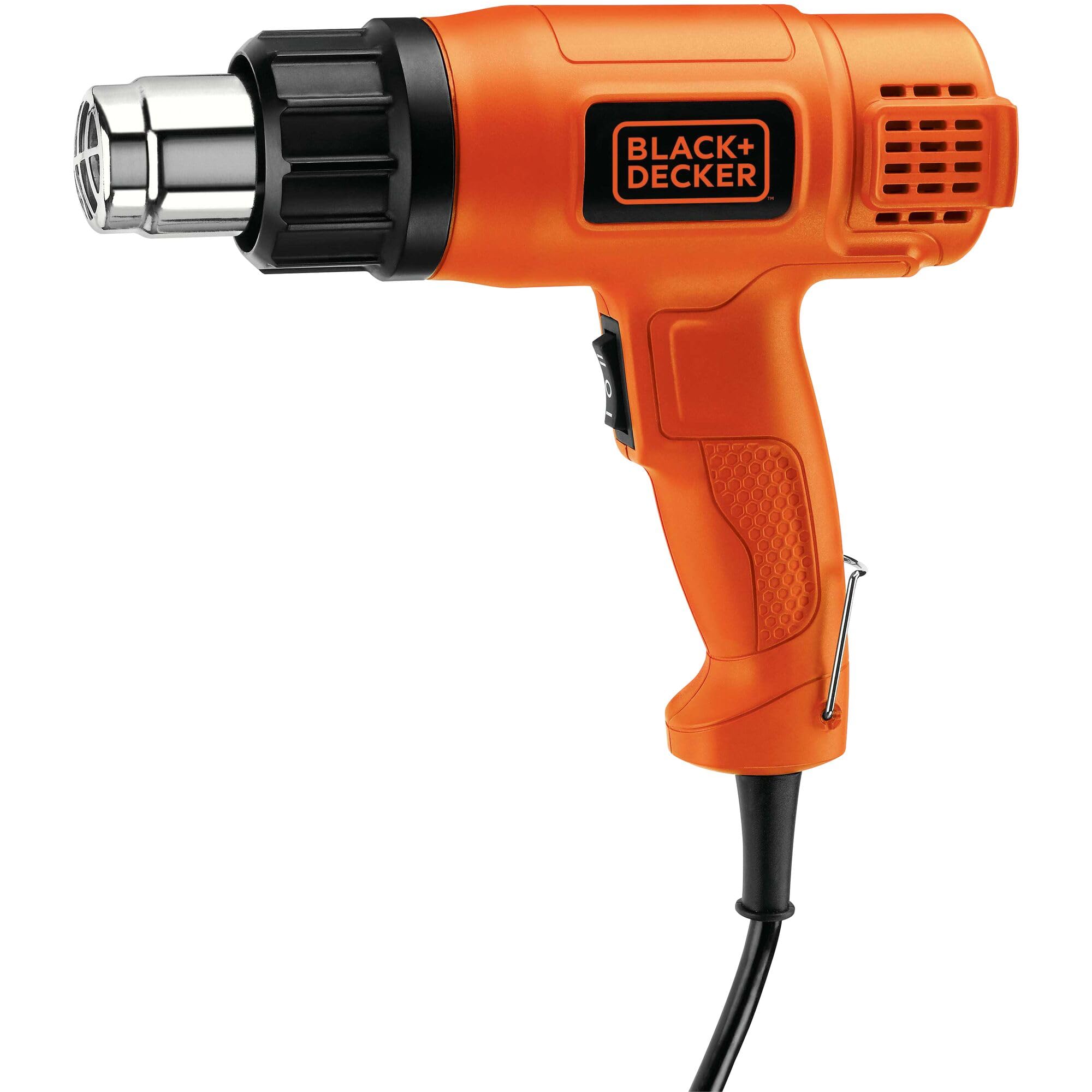 Pistola de calor BLACK+DECKER para manualidades, con cable, ajustes de calor duales de hasta 1000 grados, 1350 vatios (HG1300)