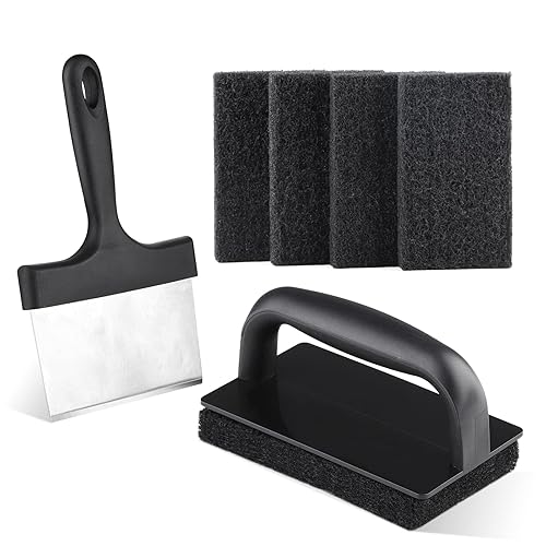 MOWOT Blackstone Griddle Scrubber Scouring Pads with 6