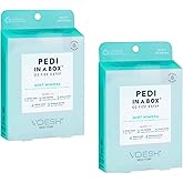VOESH Pedi in a Box O2 Fizz, 2 Pack Mintmosa, Detoxifying Spa Pedicure, DIY Pedi, At-Home Pedi, Pedi in a Box, Spa Foot Treatment, Vegan Beauty, Foot Detox, Pedicure Prep