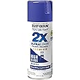 Rust-Oleum 355057 Painter's Touch 2X Ultra Cover Spray Paint, 12 oz, High Gloss Macaw Blue