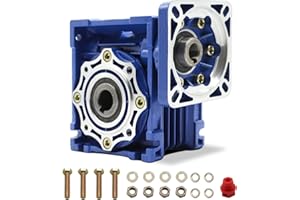 Jecoupoon NMRV040 Worm Gear Reducer Ratio 10:1 Connection Matching Standard Nema34 Stepper Motor servo Motor