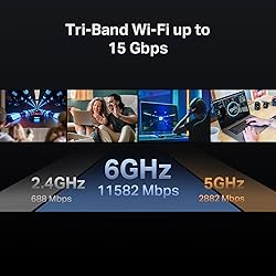 TP-Link Tri-Band BE15000 WiFi 7 Router Archer BE700