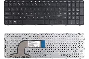 TLBTEK Replacement Keyboard with Frame Compatible with HP Pavilion 15-f 15-g 15-r 15-e 15-f387wm 15-d035dx 15-f233wm 15-f272wm 15-f010wm 15-n290nr 15-e 15-f222wm 15-f271wm US Layout