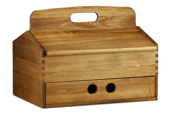 Langer & Messmer Schuhputzkiste Heidelberg aus massivem Lindenholz