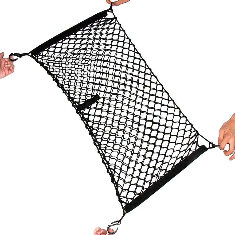 9 Moon バック貨物きちんとネットハンギングリアシート Suv 車用 ラゲッジ ネット ハリアー Cx 5 エクストレイル フォレスター 等 ポケット ケース カバー 車 バイク Amazon