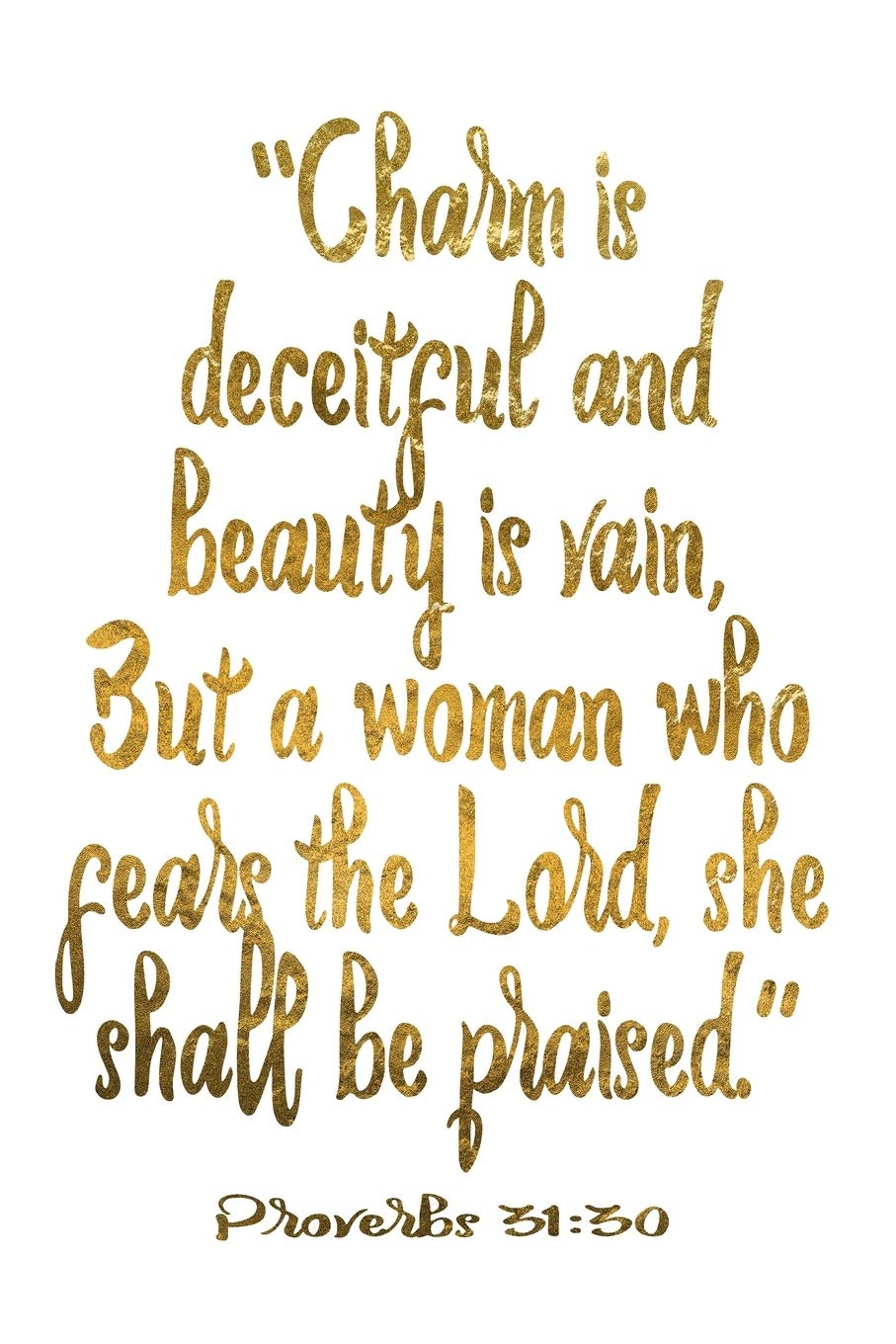 proverbs charm is deceitful