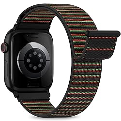 Nylon Loop Sport Band Compatible with Apple Watch