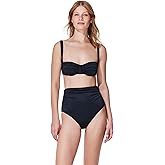 Gottex Underwire Balconette Bikini Top Swimwear - Adjustable Back Tie, Front & Back Lining, Satin Finish Fabric