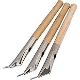 RDEXP Art Clay Pottery Printing Stainless Steel Batik Pens Sculpture Craft Pottery Tool Set of 3
