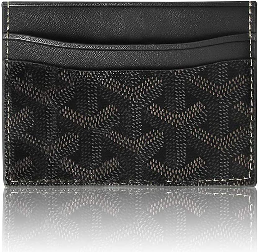 Genuine Leather Slim Credit Card Holder, Minimalist Front Pocket Wallet, Soft Card Holder Wallet
