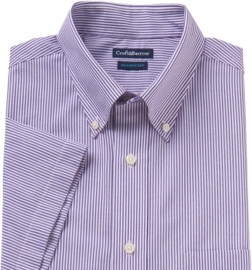 croft and barrow slim fit dress shirt