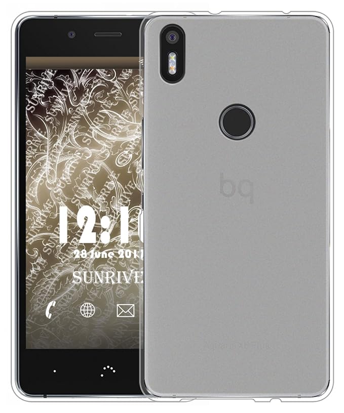 Für BQ Aquaris X5 Plus Hülle Silikon,Sunrive Handyhülle matt Schutzhülle Etui Case Backcover für BQ Aquaris X5 Plus(tpu Kein 