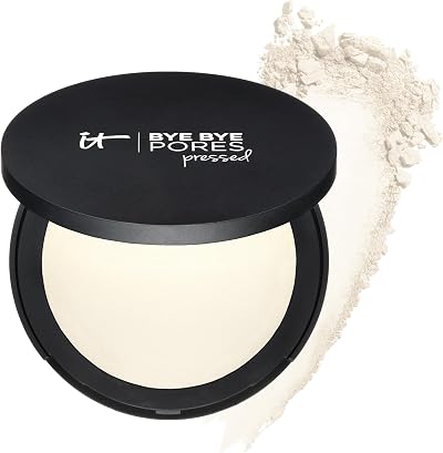 IT Cosmetics Bye Bye Pores Pressed Face Powder Translucent Silk Hydrolyzed