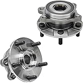 Detroit Axle - Front Wheel Bearing Hubs for 06-18 Toyota Rav4 11-16 Scion tC, 2011 2012 2013 2014 2015 2016 Wheel Bearing and Hubs Assembly Set, Pair Hubs 16-19 Toyota Mirai Replacement