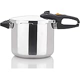 Zavor DUO 10 Quart Multi-Setting Pressure Cooker & Canner with Recipe Book and Steamer Basket - 3 1Qt Jar Canning Capacity, P