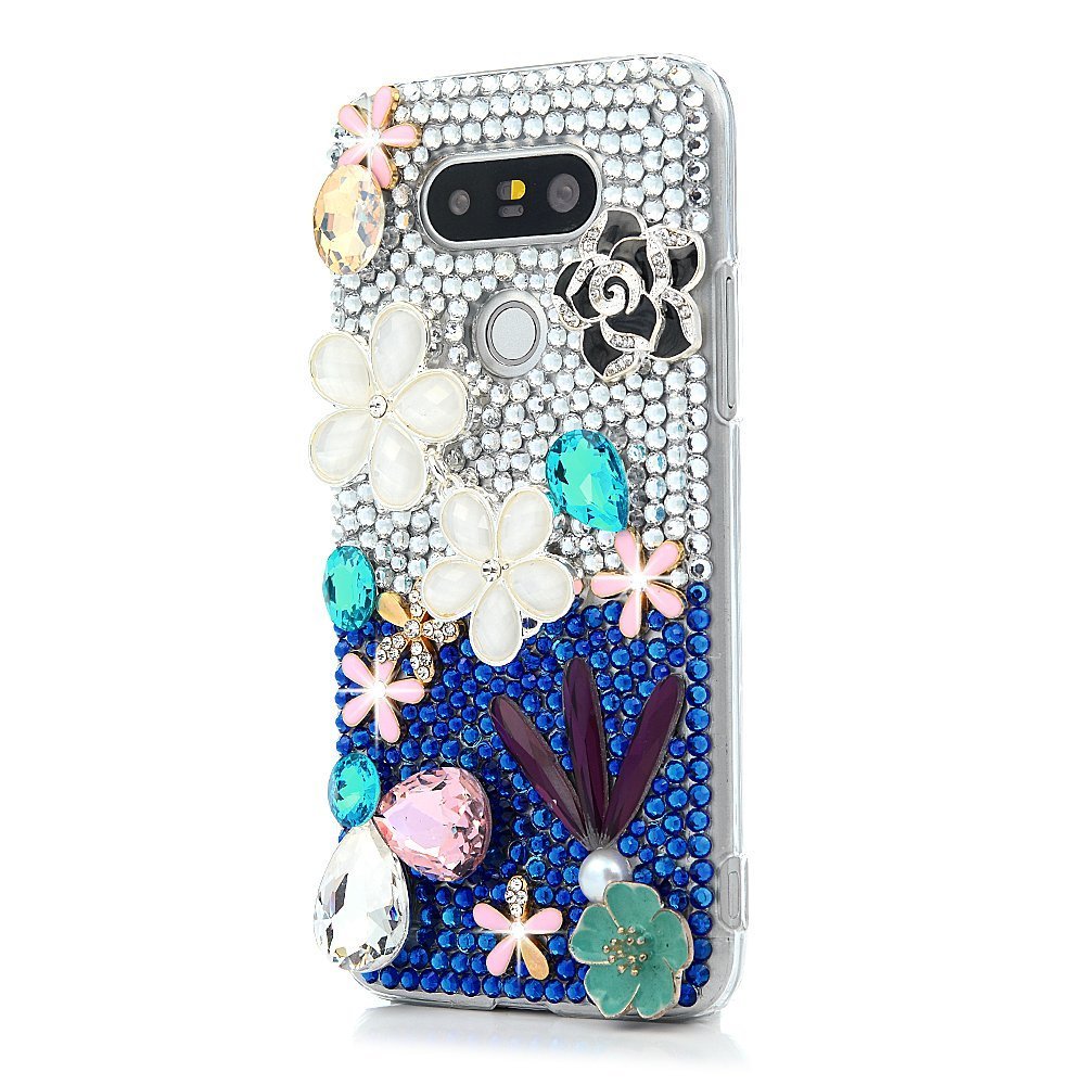 Best lg v30 case clear flowers 3 pack