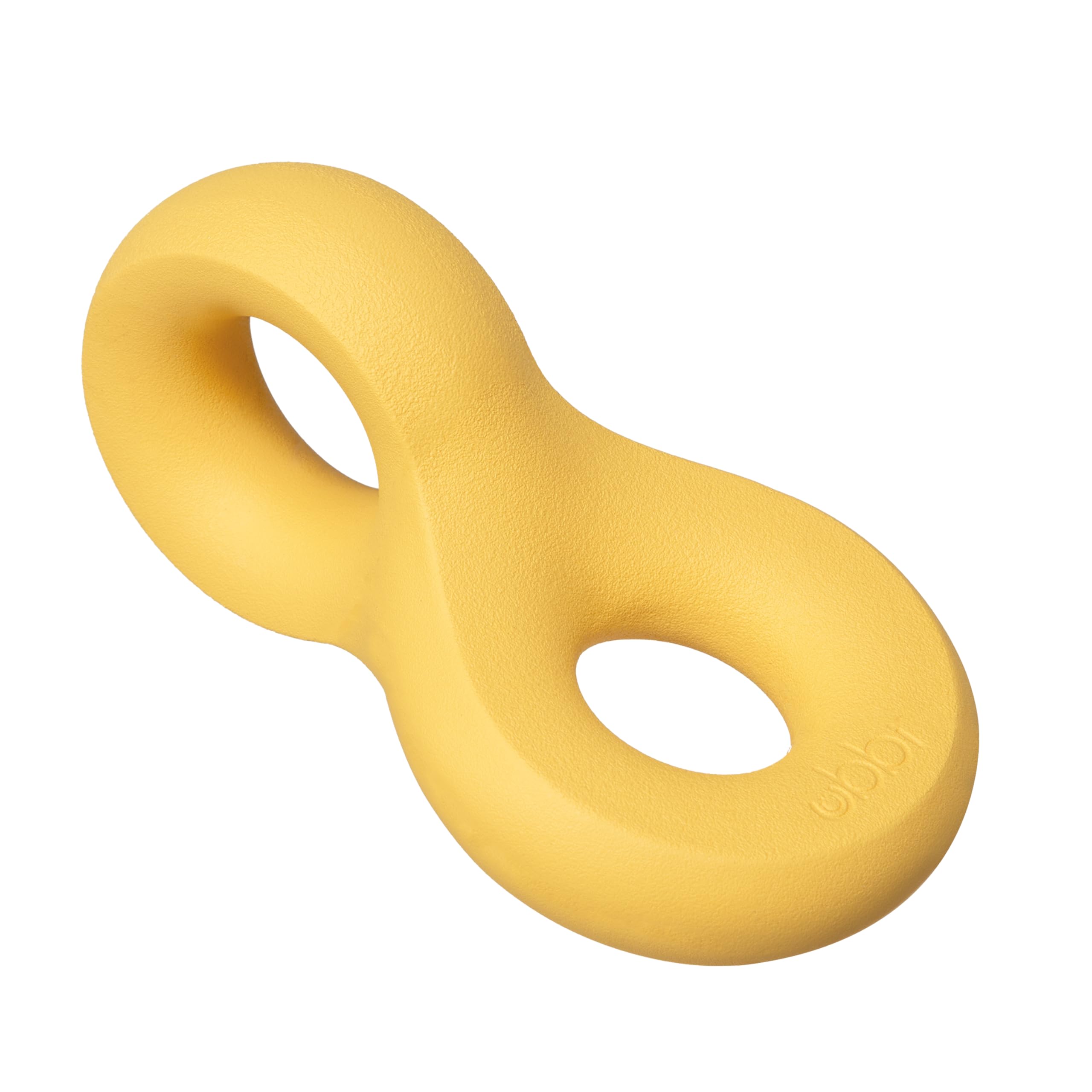 Ubbi Chew Toy for Medium to Large Dog Breeds, Durable Natural Rubber, Yellow