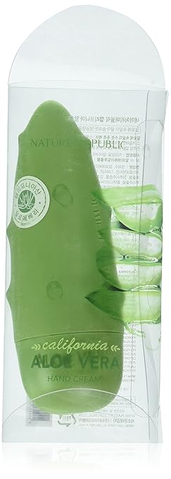 Nature Republic - California Aloe Vera Hand Cream - Aloe Vera Handcreme gegen trockene Haut - Maniküre