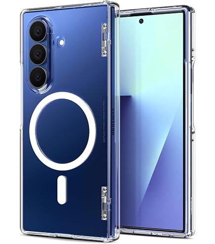 CASETiFY for Galaxy Z Fold7 Case - Impact Magnetic Clear Black