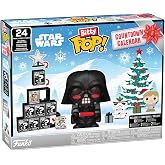 POP Funko Bitty Countdown Calendar: Star Wars | Official Merch - Advent Calendar with 24 Days of Mystery Mini Figures - Christmas Countdown Gift for Fans