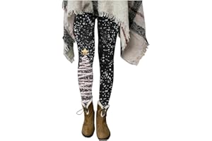 Christmas Leggings for Women High Waisted Cute Santa Claus Print Xmas Yoga Pants Holiday Graphic Soft Leggings