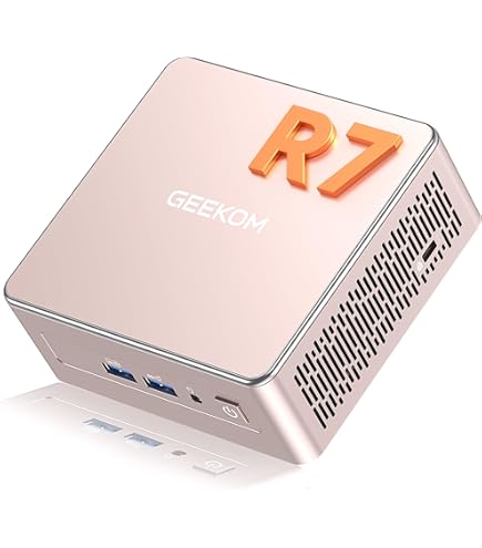 Amazon.com: GEEKOM A5 Mini PC (2025),搭載AMD Ryzen 7 5825U,16GB