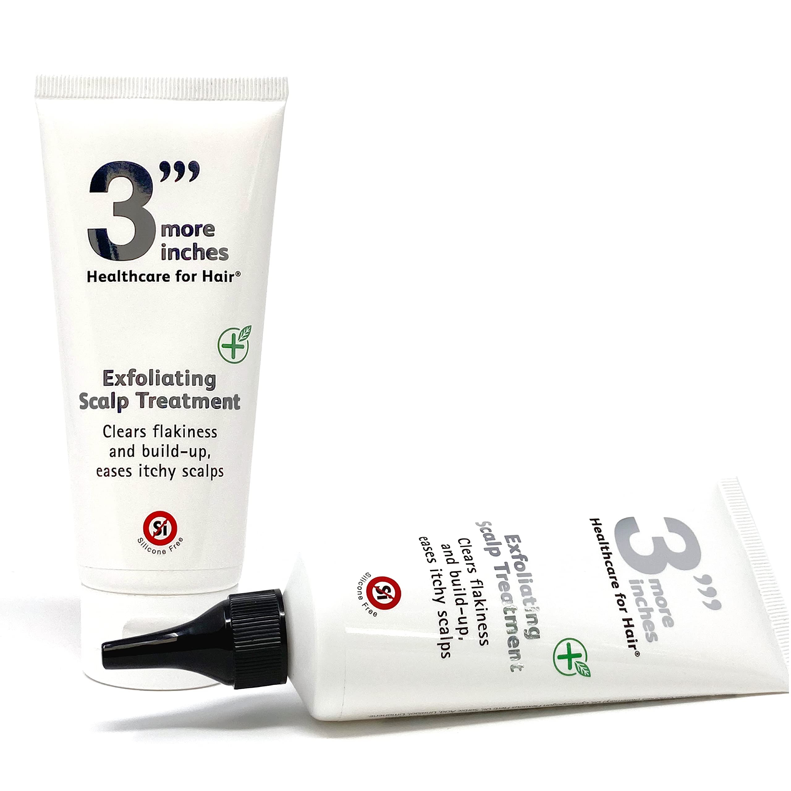 3'''More Inches Exfoliating Scalp Treatment 100ml -Clears Flakiness and Build Up -Anti-dandruff, Anti Hair Loss & Thinning, Promotes Growth- Silicone Free - Hair Care by Michael Van Clarke