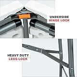 Crystals Heavy Duty 6ft Folding Catering Table with Carry Handle view 8