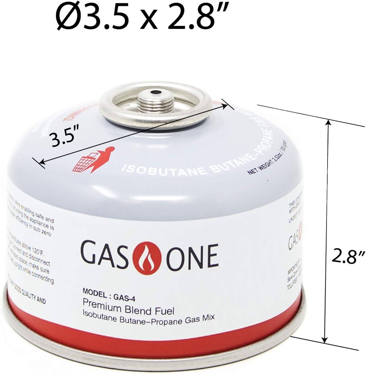 100g isobutane canister