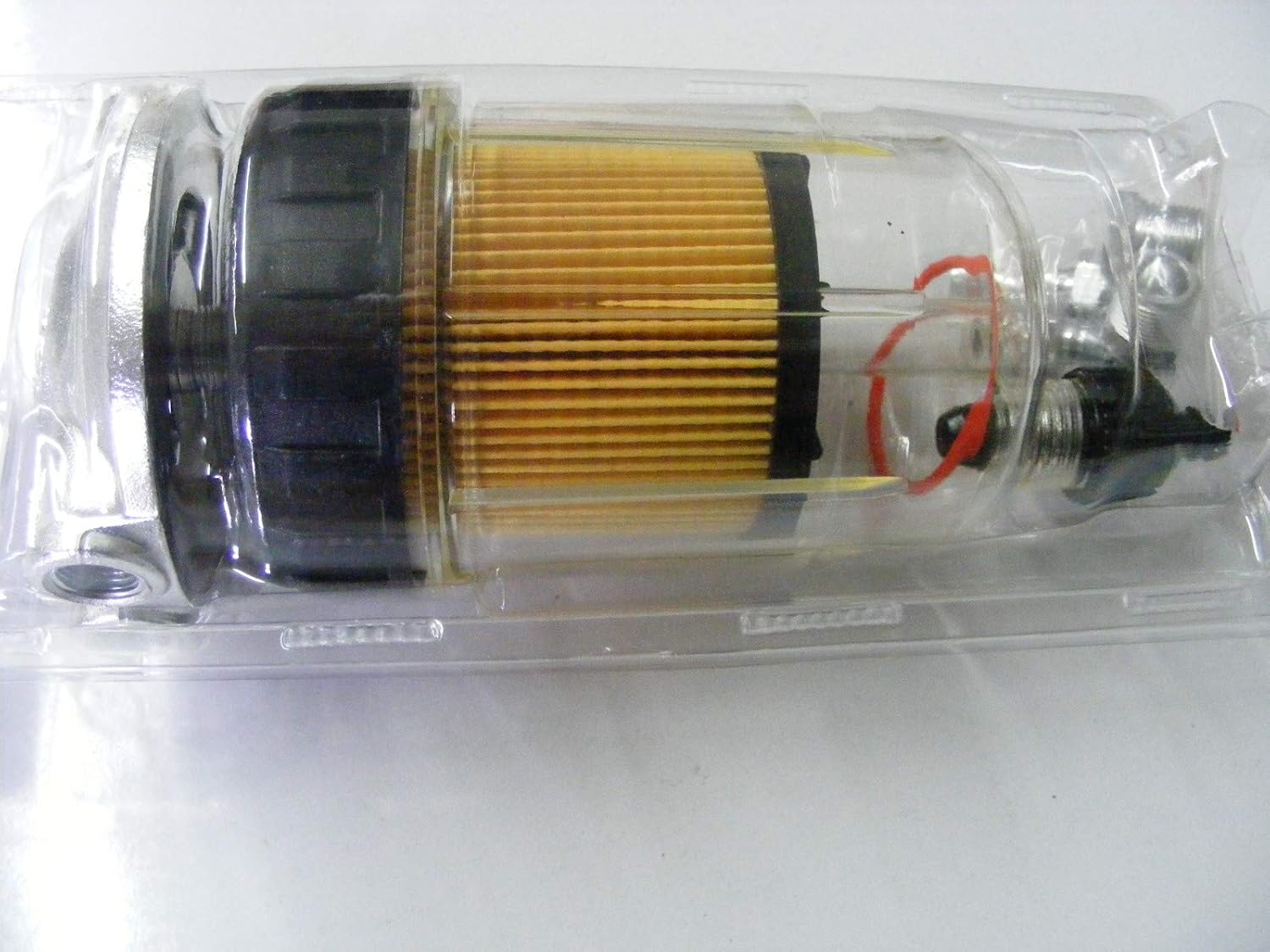 QUICKVIEW Boat Marine Water Separating Filter Kit w/Drain & Nichronium Head 10 Micron Filter : Sports & Outdoors