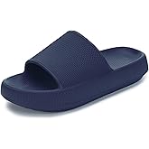 BRONAX Pillow Slippers for Women and Men | House Slides Shower Sandals | Cushioned Thick Sole