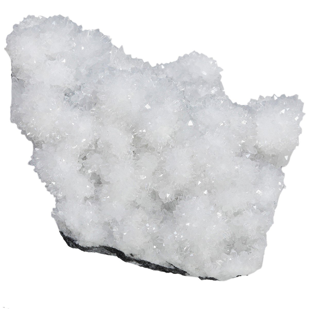 mookaitedecor Natural White Coral Crystal Rock Druzy Crystal Cluster Specimen Room Desk Decor White Crystal for Fish Tank Plant Pot Decor, Reiki Healing Crystal Gift Raw Crystals and Gemstones 50-100g