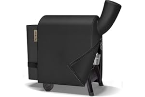 PASWITH Grill Cover for Traeger Pro 22/575 Series BAC503,[900D Heavy Duty Waterproof Upgraded] Wood Pellet Smoker Grill Cover for Pro 575,Accessories for Traeger Lil'Tex Elite,Eastwood