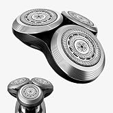 SH90 Replacement Rotary Heads for Philips Norelco Shavers Series 9000, New Version of Metal Wheel Buckle and Upgrade Double-Layer Precision Blades