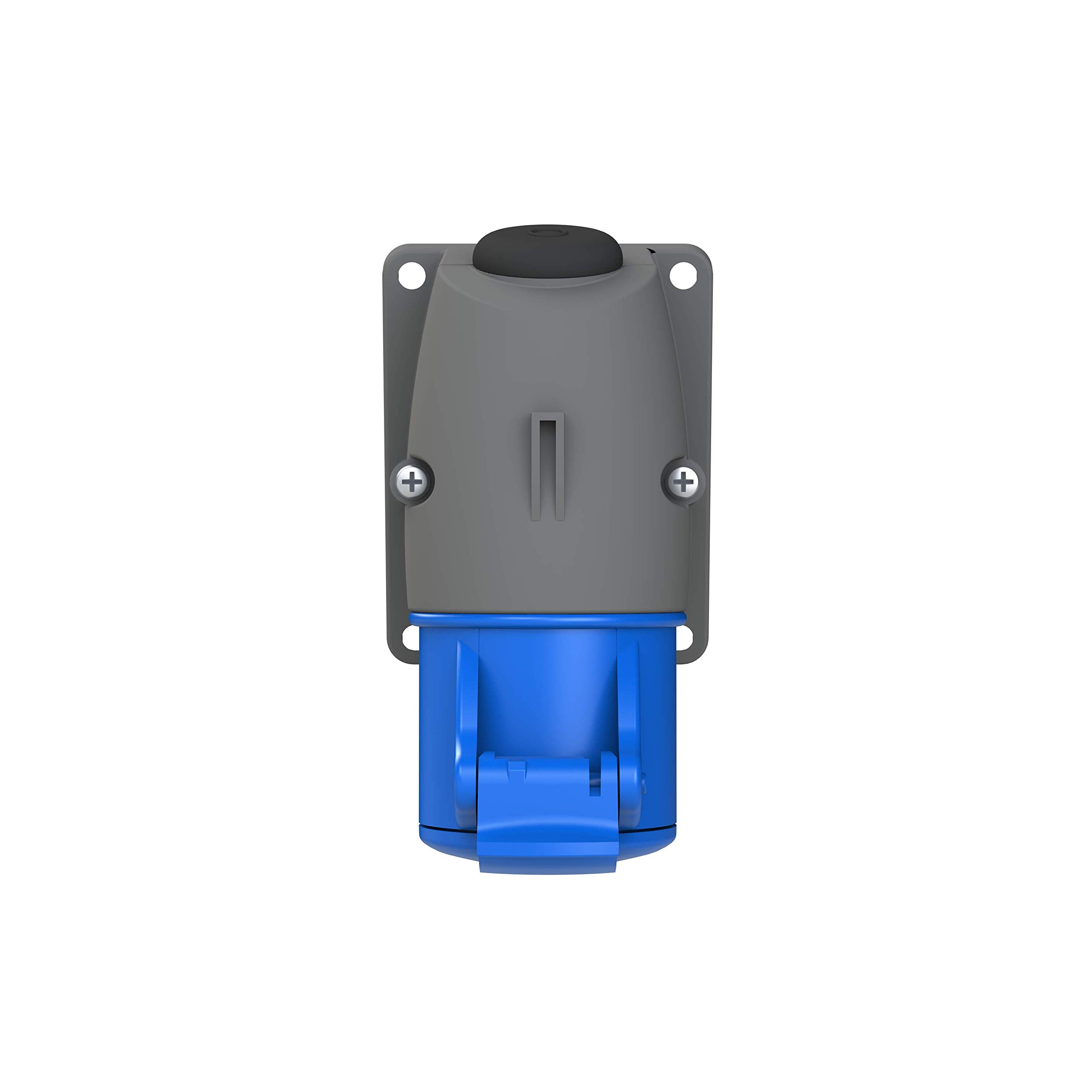 ABB 216RS6 Surface Mounted Socket Waterproof, Blue, 6h, 16 Amp, IP44, 2P+Earth (ABB2CMA193098R1000)