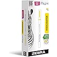 Zebra Pen Mojini Yellow Highlighter Marker, Flexible Chisel Tip, Yellow Ink, 12-Pack (70250)