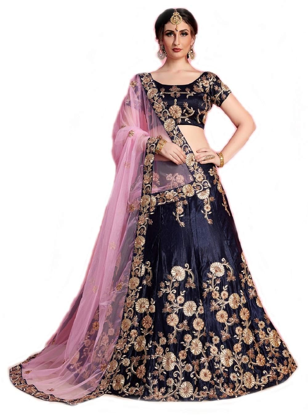 mrs women women's cotton silk lehenga choli (xiz, beige, free size)