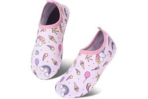 TOROTTO Toddler Kids-Water-Shoes Lightweight Non-Slip Aqua-Socks Swim-Shoes for Beach-Pool Walking for Boys Girls