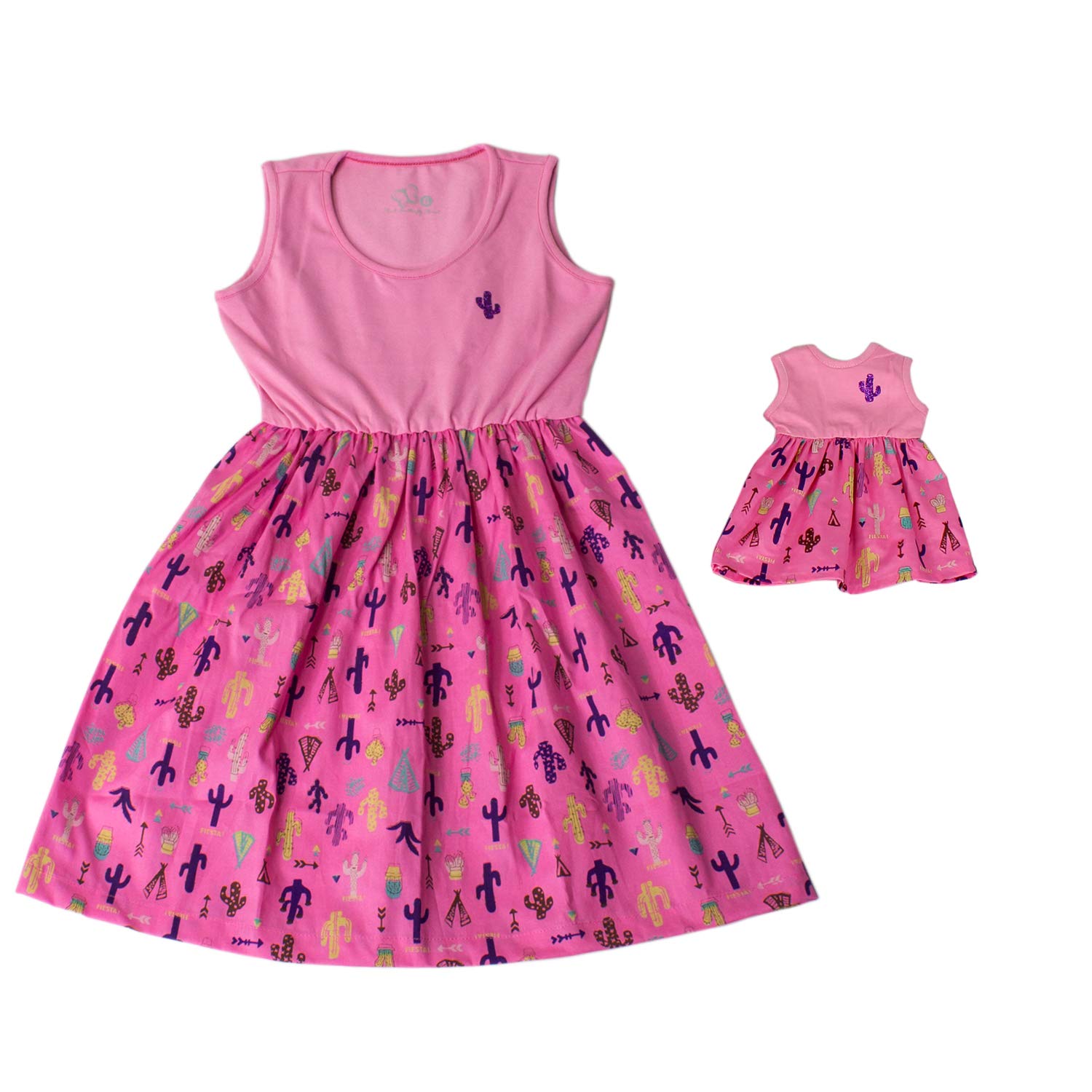 Girl and Doll Matching Dress Clothes Fits American Girl Dolls & Other