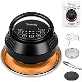 MICHELANGELO Air Fryer Lid for Pressure Cooker 6 Quart & 8 Quart, 8 In 1 Air Fryer Lid for Pressure Cooker, Turn Your Electri