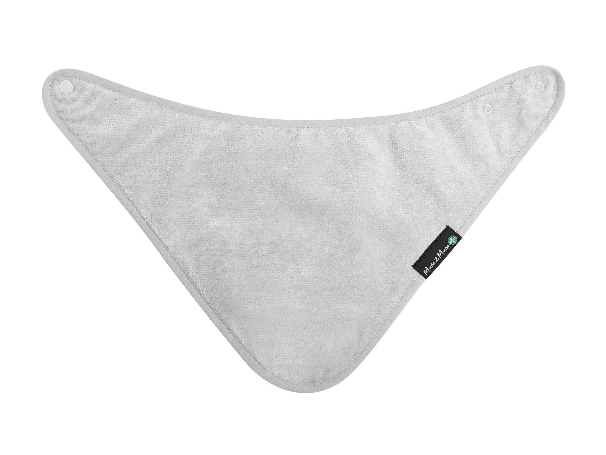Mum 2 Mum PLUS Youth Bandana Bib for Special Needs in Stone (Pale Grey)