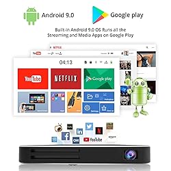 AKASO WT50 Mini Projector with WiFi and