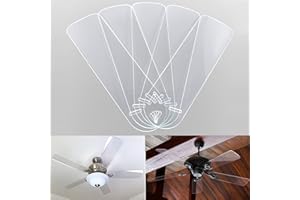 STAUBER Universal Replacement Fan Blades - Clear Acrylic (42 Inch Fan)