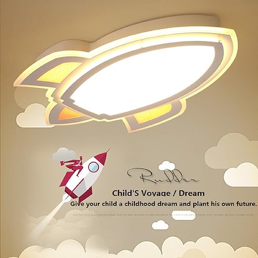 Waineg Creative Children S Room Acrylic Lampshade Rocket Ceiling