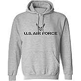 zerogravitee Air Force Pullover Hooded Sweatshirt in Sport Grey